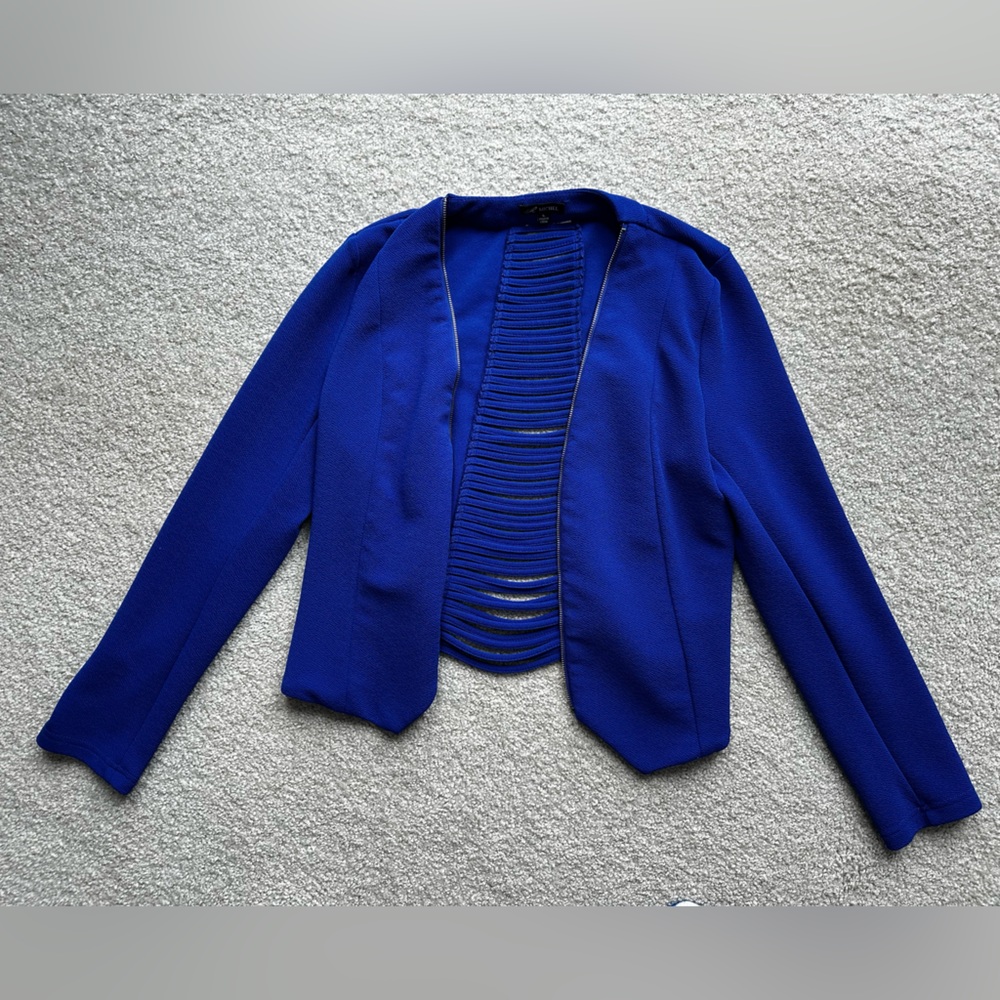Blazer with cut out back